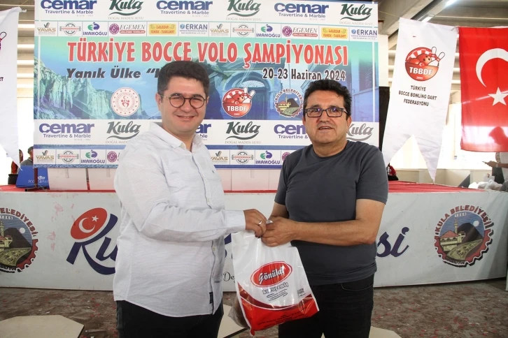 Kula’da düzenlenen Bocce Türkiye Şampiyonası sona erdi
