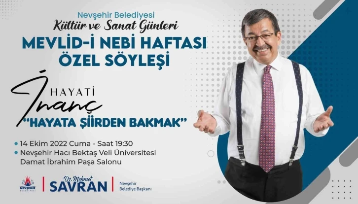 Kültür Ve Sanat Günleri’nin konuğu Hayati İnanç
