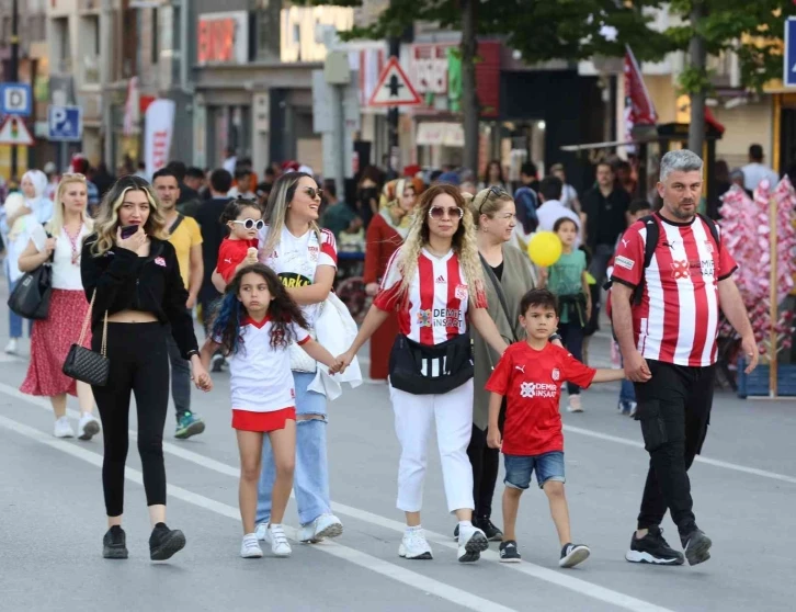 Kupa kutlamasına Sivasspor tarafından yoğun ilgi
