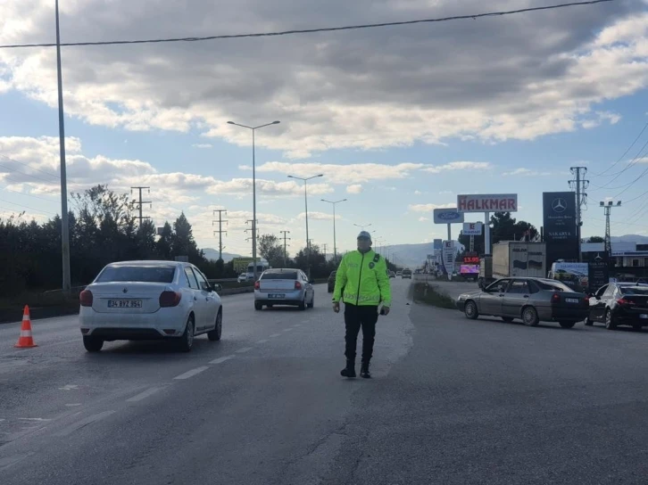 Kural tanımaz sürücüler drondan kaçamadı
