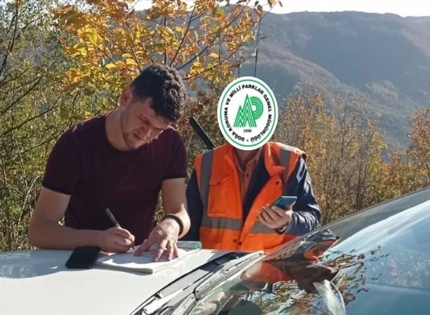 Kurallara aykırı avlanan 5 kişiye para cezası
