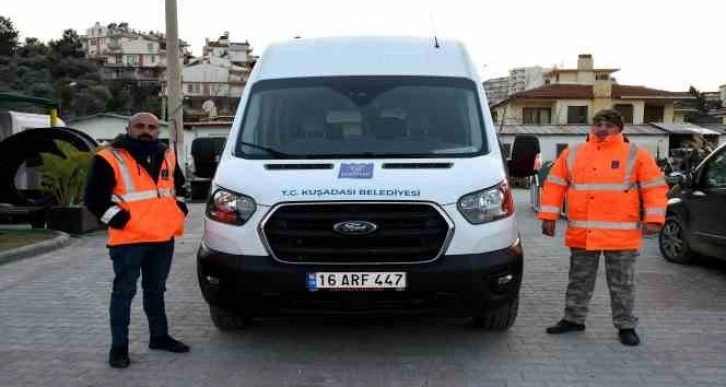 Kuşadası Belediyesi’nden Malatyalı depremzede aileye yardım eli