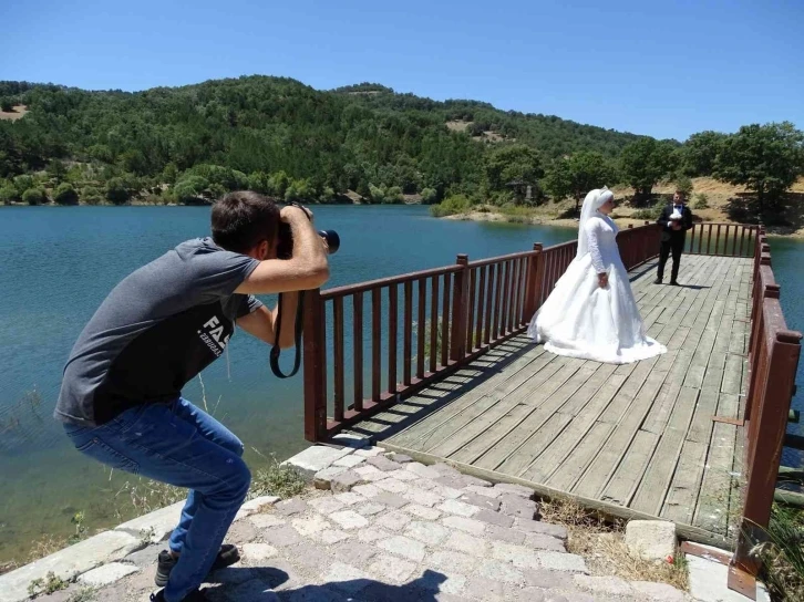 Kuşu Göleti, fotoğraf meraklılarının uğrak yeri
