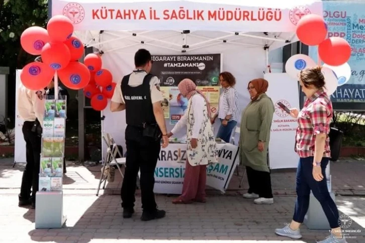 Kütahya’da “Dünya Tütünsüz Günü” standı açıldı
