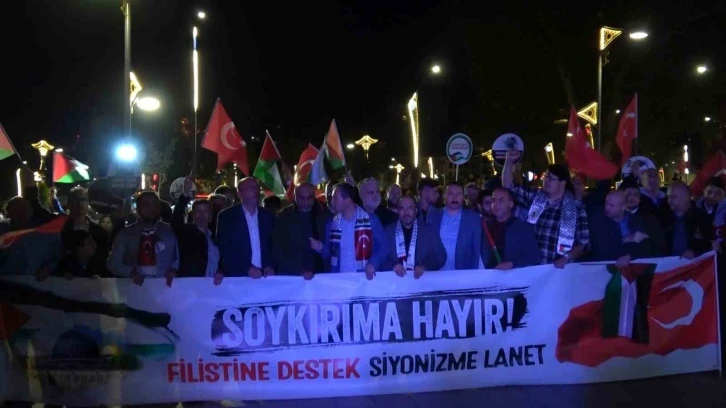 Kütahya’da ’Filistin’e destek siyonizme lanet’ mitingi
