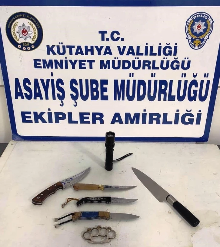 Kütahya’da polisin bölge uygulaması
