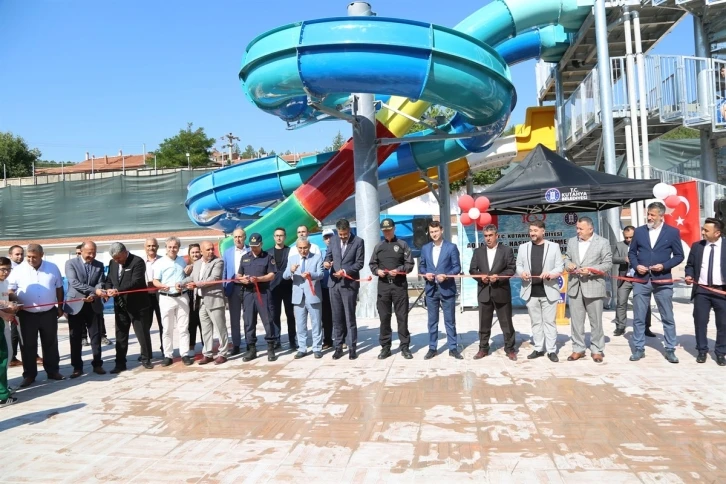 Kütahya Ilıca’da hasulhas, aqua park ve su kuyuları hizmetine sunuldu
