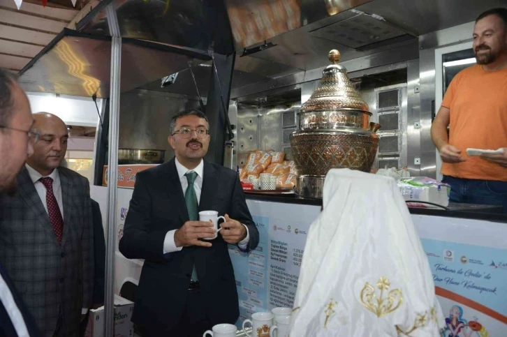 Kütahya Tanıtım Günleri fuarında, Gediz Belediyesi standına yoğun ilgi
