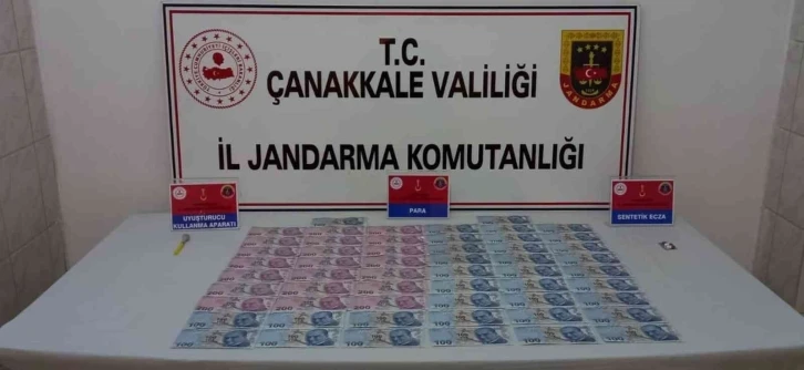 Lapseki’de sahte para ve uyuşturucu operasyonunda 3 gözaltı
