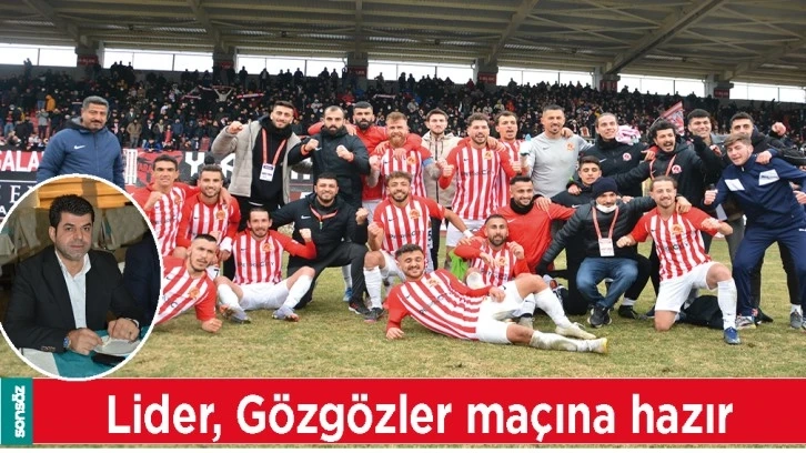 LİDER, GÖZGÖZLER MAÇINA HAZIR