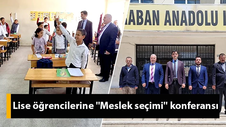 Lise öğrencilerine ''Meslek seçimi'' konferansı