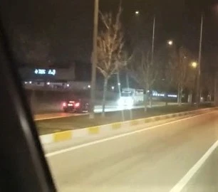 Lüks otomobiliyle herkesin canını hiçe saydı
