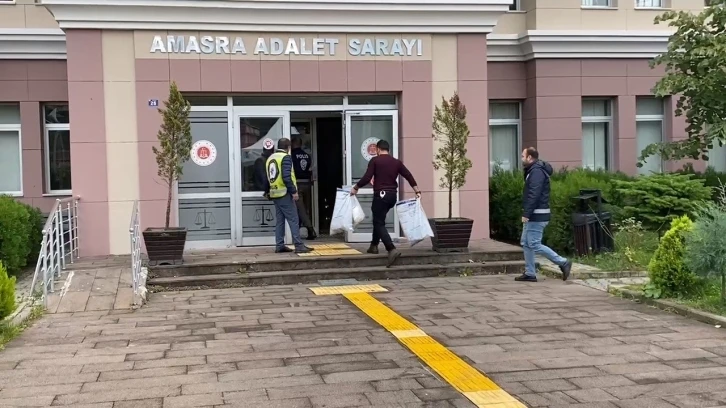 Maden ocağında toplanan deliller adliyeye getirildi
