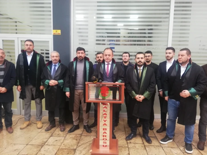 Malatya Barosu Başkanı Demez: “Biz hala adalet bekliyoruz”
