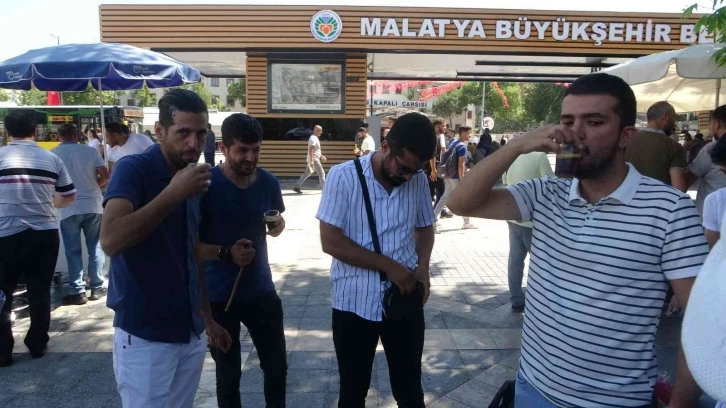 Malatya’da meyan şerbetine yoğun ilgi
