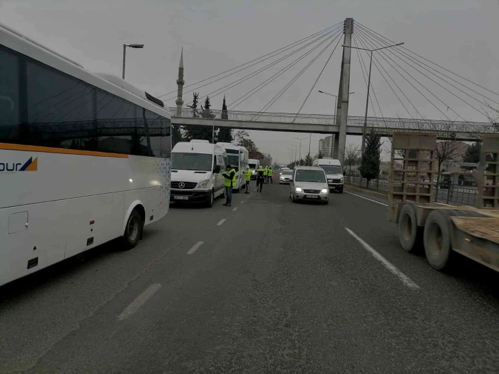 Malatya’da servis araçları denetlendi
