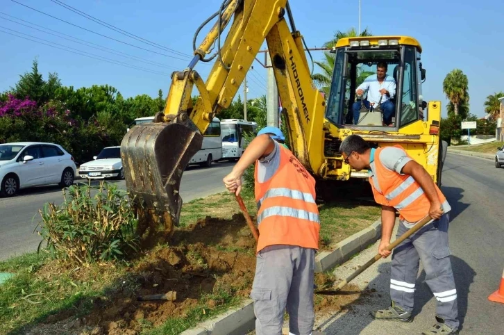 Manavgat Belediyesi’nden Kızılağaç’a modern sulama sistemi
