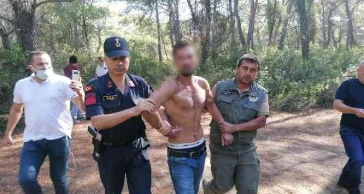 Manavgat’ta orman yakarken yakalanan şüpheliye rekor ceza