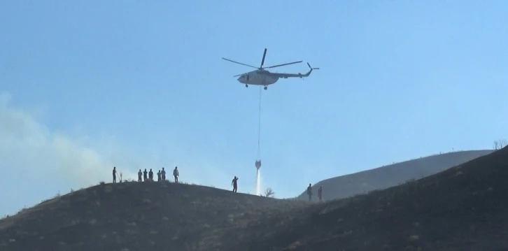 Manisa’da korkutan yangın: Yangına havadan ve karadan müdahale edildi
