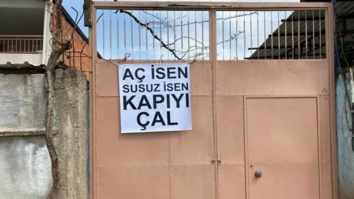 Manisa'daki bu kapıya gelen ne aç kalıyor ne de susuz