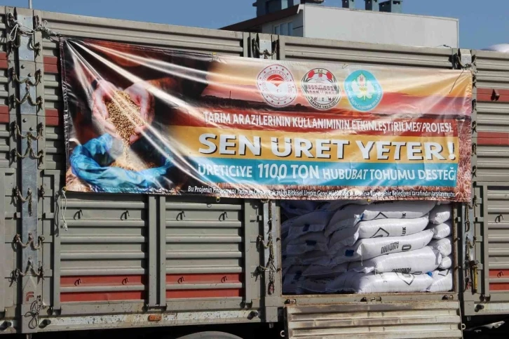 Manisalı üreticilere 1100 ton hububat tohumu dağıtıldı
