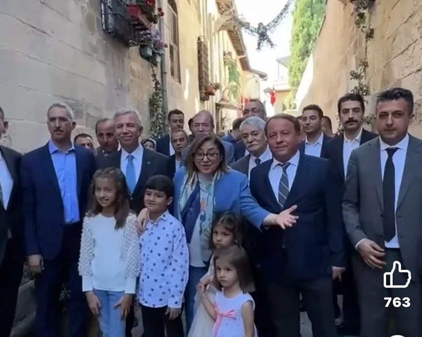 Mansur Yavaş, Gaziantep’te Tarihi Kentler Birliği Çalışmaları Kapsamında Ziyaretlerde Bulundu