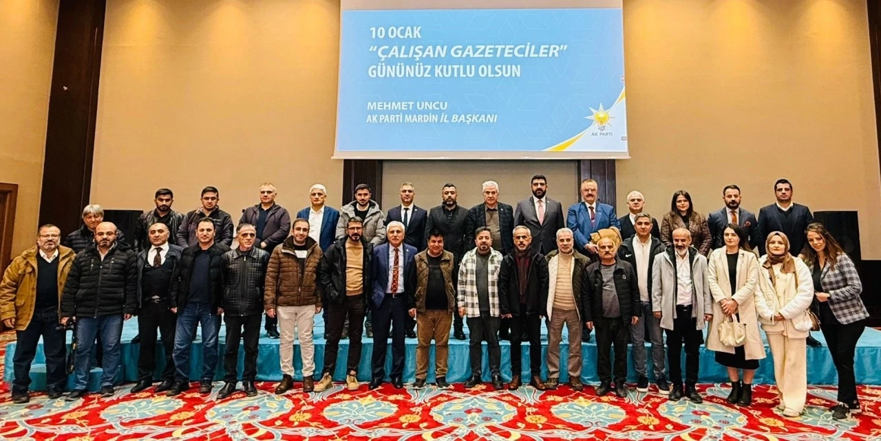 Mardin Ak Parti İl Başkanı Uncu, Gazeteciler Gününü kutladı