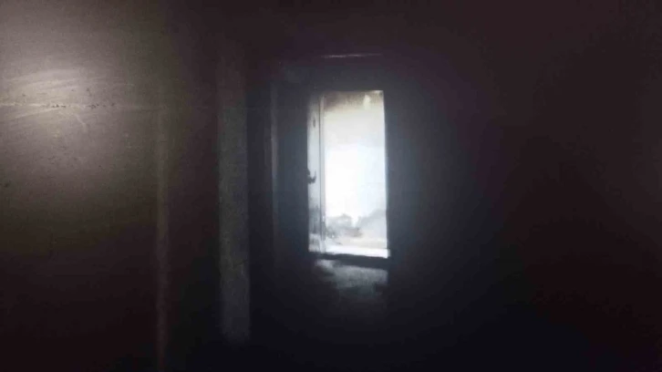 Mardin’de apartmanda yangın paniği
