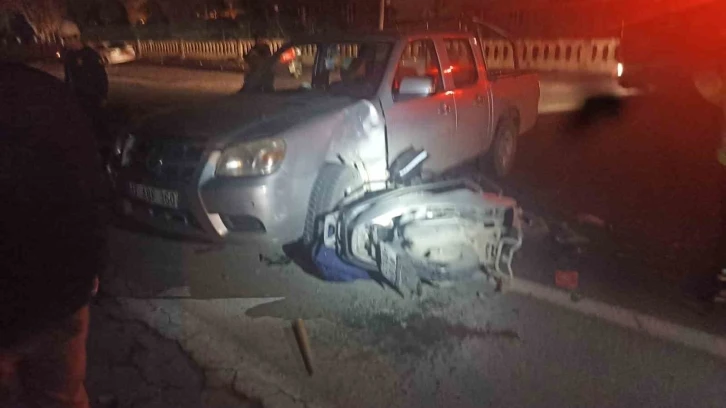 Mardin’de otomobil ile motosiklet çarpıştı: 1 ağır yaralı
