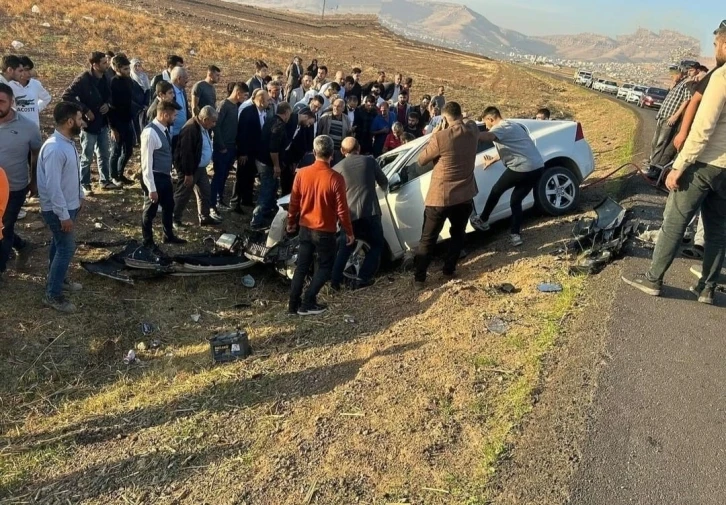 Mardin’de trafik kazası: 2’si ağır 6 yaralı
