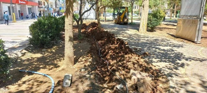 Mardin’de yer altındaki elektrik kablosunu çaldılar
