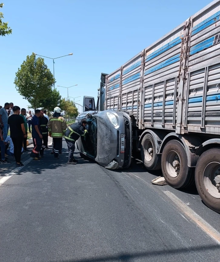 Mardin’de zincirleme kaza: 2 yaralı
