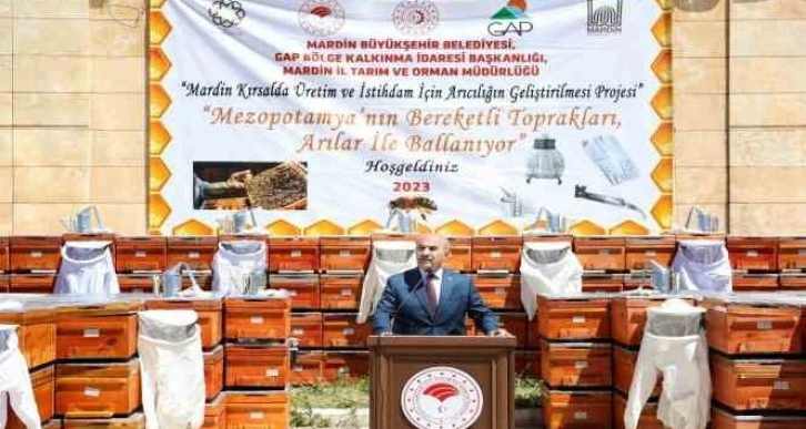 Mardin’de bal üreticilerine verilen destek yüzleri güldürdü