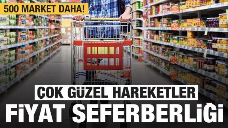 Marketlerde fiyat seferberliği! Zincir marketlere onlar da dahil oldu