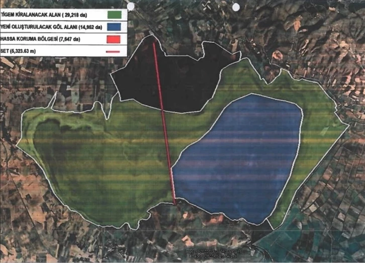 Marmara Gölü yaklaşık üçte bir oranında küçülecek
