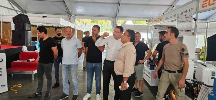 Marmaris Boat Show yarına hazırlanıyor
