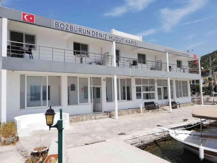 Marmaris Bozburun deniz hudut kapısı hizmete açıldı
