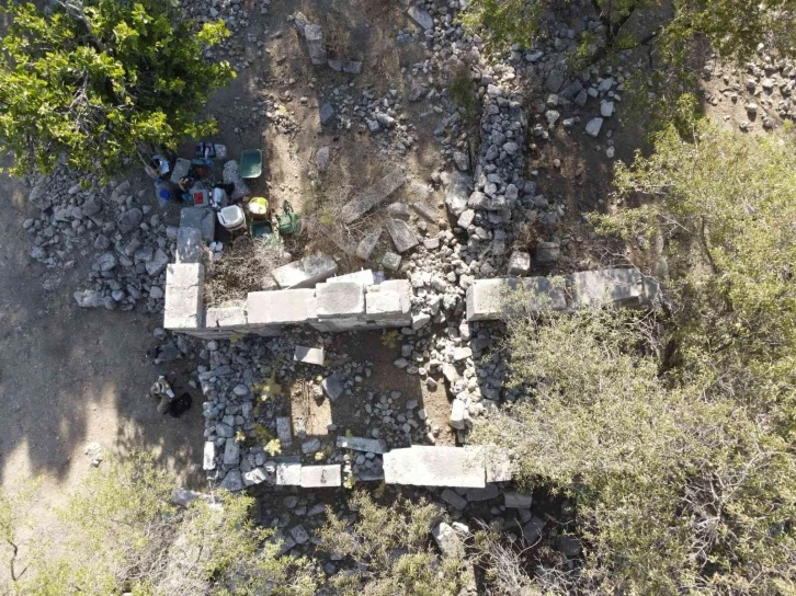 Marmaris’te ’Apollon kutsal alanı’nda kazı çalışmaları devam ediyor
