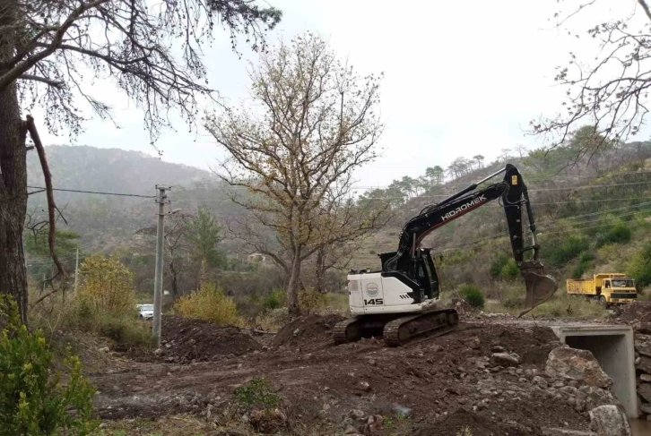 Marmaris Turgut Mahallesi taşkınlardan korunacak
