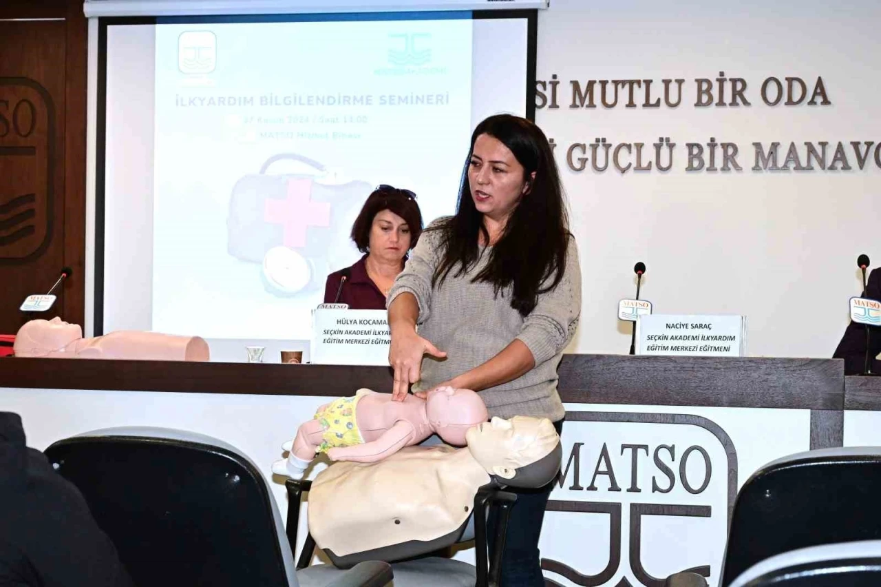 MATSO’da ilk yardım bilgilendirme semineri
