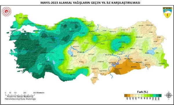 Mayısta 6 bölgede son 32 yılın en yüksek yağışı