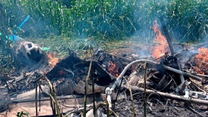 Meksika’da helikopter faciası