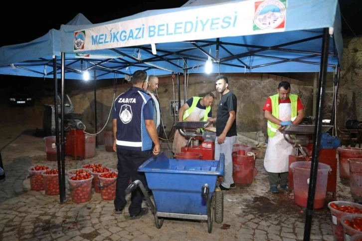 Melikgazi Salça Günleri, Mimarsinan’da devam ediyor
