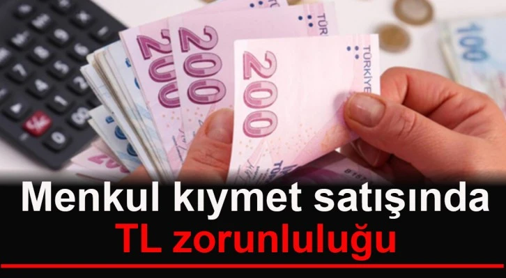 Menkul kıymet satışında TL zorunluluğu