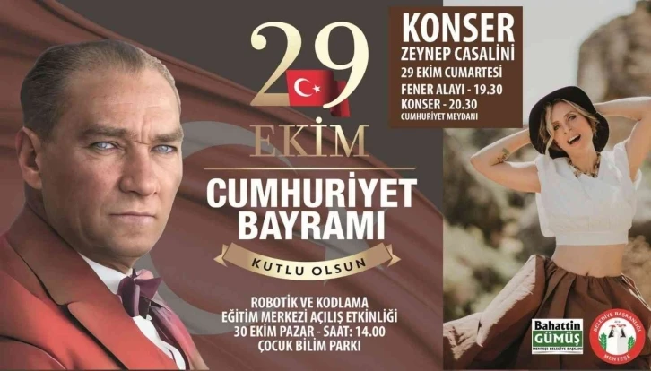 Menteşe Belediyesi Cumhuriyet Bayramı’nı etkinliklerle kutluyor
