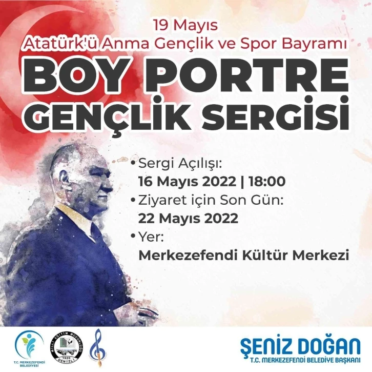 Merkezefendi’de 19 Mayıs’a özel gençlik sergisi
