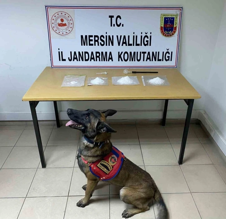 Mersin’de 1 kilo 14 gram metamfetamin ele geçirildi
