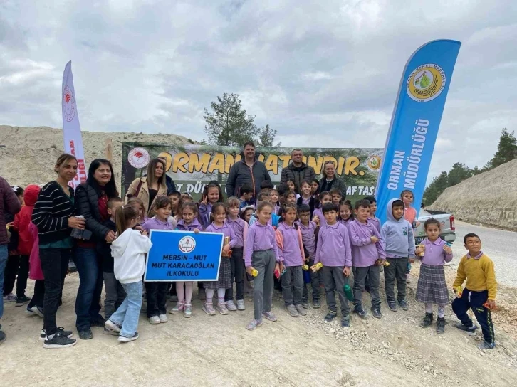 Mersin’de 2 bin fidan toprakla buluşturuldu
