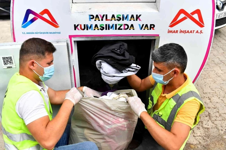 Mersin’de 300 noktaya daha ’kullanılmış tekstil kumbarası’ yerleştiriliyor
