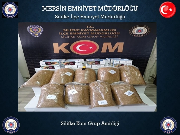 Mersin’de gümrük kaçağı sigara operasyonu
